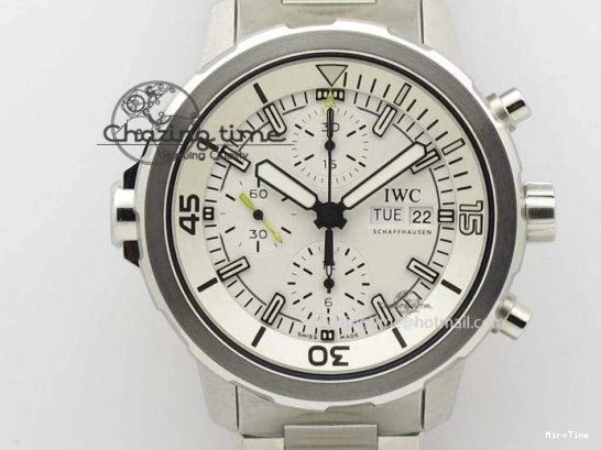 MIROTIME 0104 EasyMatch Aquatimer Automatic IW329004 V6F 1:1 Best Edition Blue Dial On SS Bracelet MIYOTA 7224